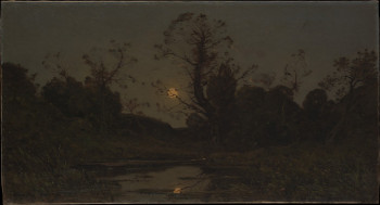 Moonrise by Henri-Joseph Harpignies