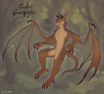 Fursona Evolution: Gargoyle